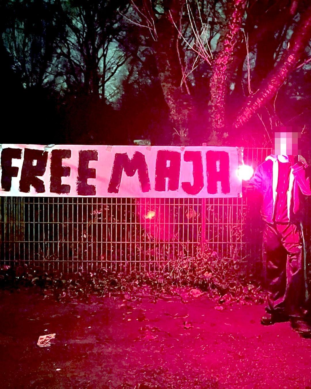Aktionstag Free Maja 15.01. Banner